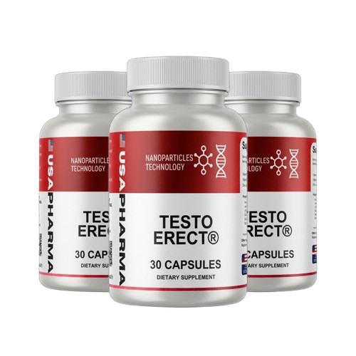 TestoErect - 3 Bottles (30 Capsules Each)